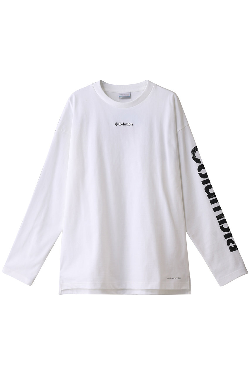 Columbia コロンビア メンズ(MENS)【Collaboration with Tsutomu Moriya】ビッグイエローメドー ロングスリーブTシャツ ホワイト