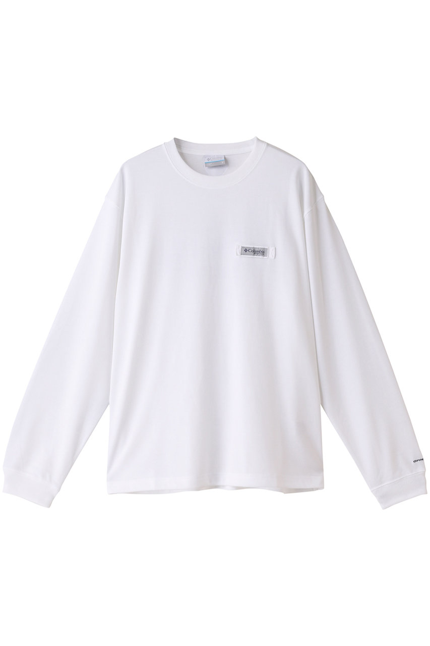 ＜ELLE SHOP＞ Columbia 【MEN】バーンノベルロングスリーブTシャツ (White S) コロンビア ELLE SHOP画像