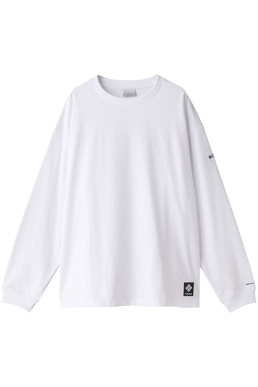 ＜ELLE SHOP＞ Columbia 【MEN】ミラーズクレストロングスリーブグラフィックTシャツ (White M) コロンビア ELLE SHOP