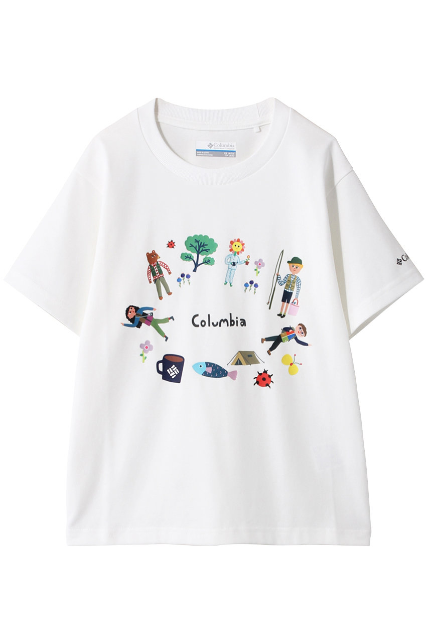 Columbia 【Kids】ホイットニーパークショートスリーブTシャツ (Sea Salt, XXS) コロンビア ELLE SHOP