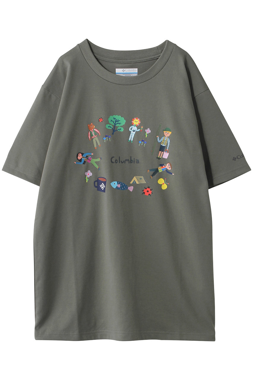 ＜ELLE SHOP＞ Columbia 【Kids】ホイットニーパークショートスリーブTシャツ (Cypress M) コロンビア ELLE SHOP