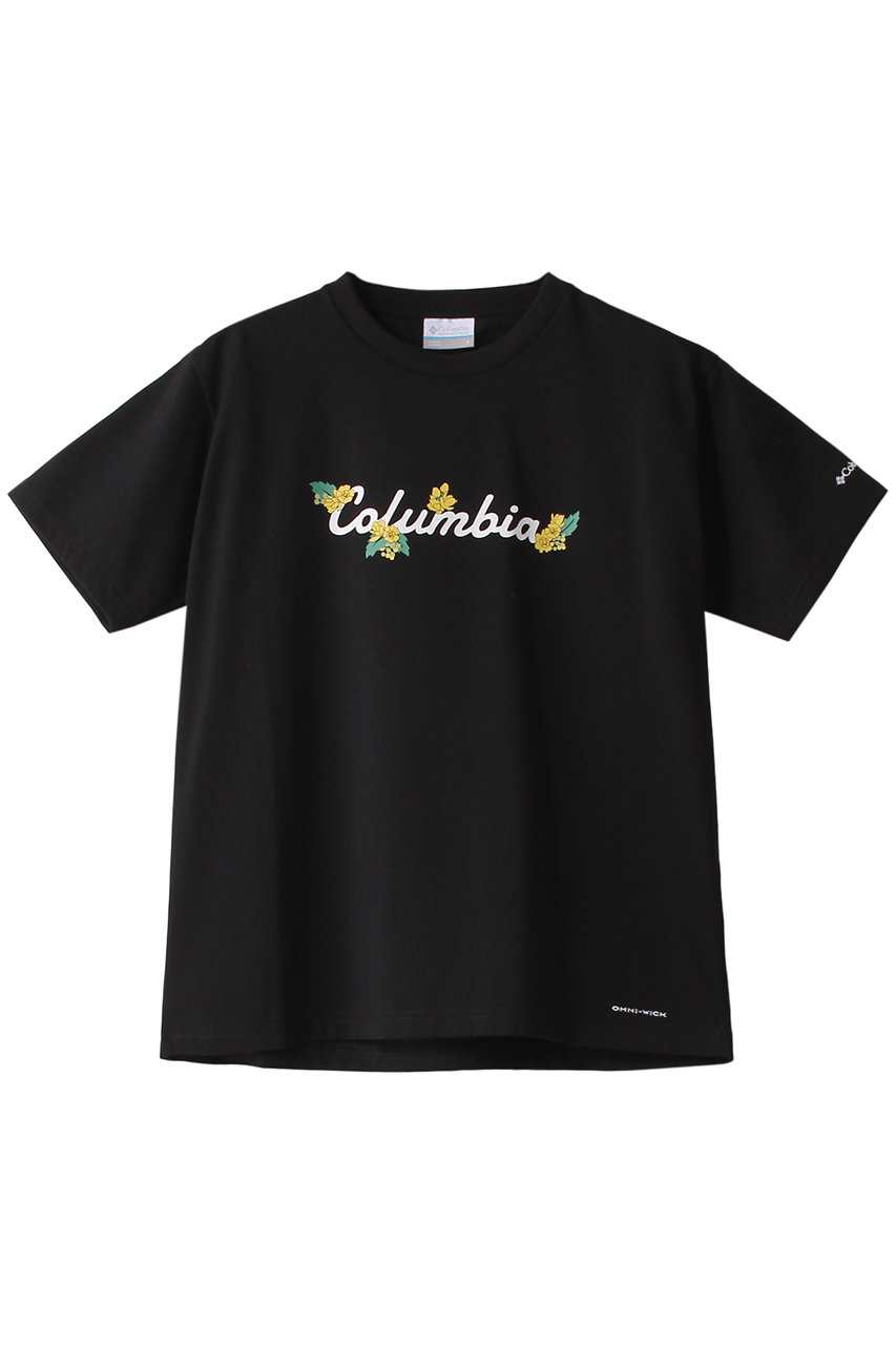 Columbia ウィメンズチャールズドライブショートスリーブTシャツ (Black, M) コロンビア ELLE SHOP