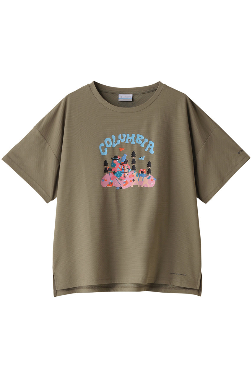 コロンビア/ColumbiaのエンジョイマウンテンライフオムニフリーズゼロショートスリーブTシャツ(Creek/PL0222)