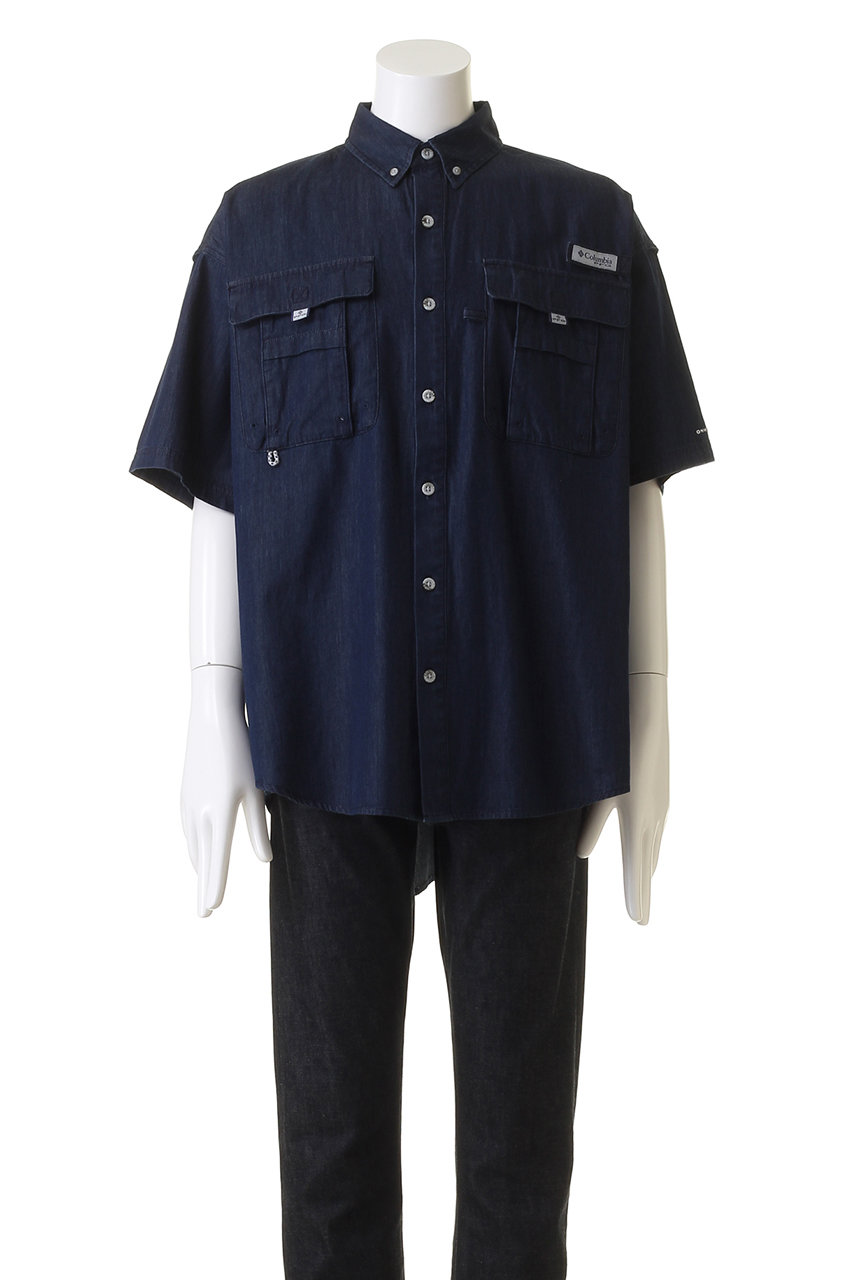 Columbia(コロンビア)｜【MEN】バハマIIデニムショートスリーブシャツ/Collegiate Navy Deni  の通販｜ELLESHOP・(エル・ショップ)