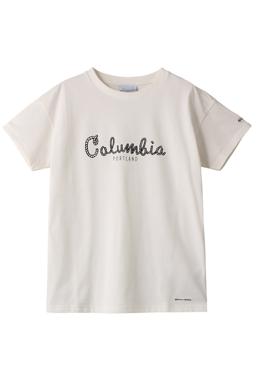 Columbia ウィメンズヤハラフォレストショートスリーブTシャツ (Sea Salt, XL) コロンビア ELLE SHOP
