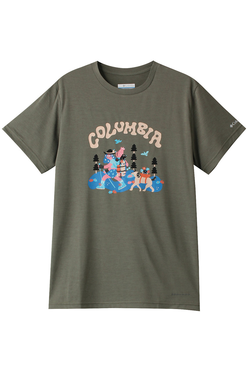 Columbia 【Kids】ユースエンジョイマウンテンライフサマーショートスリーブTシャツ (Cypress, M) コロンビア ELLE SHOP