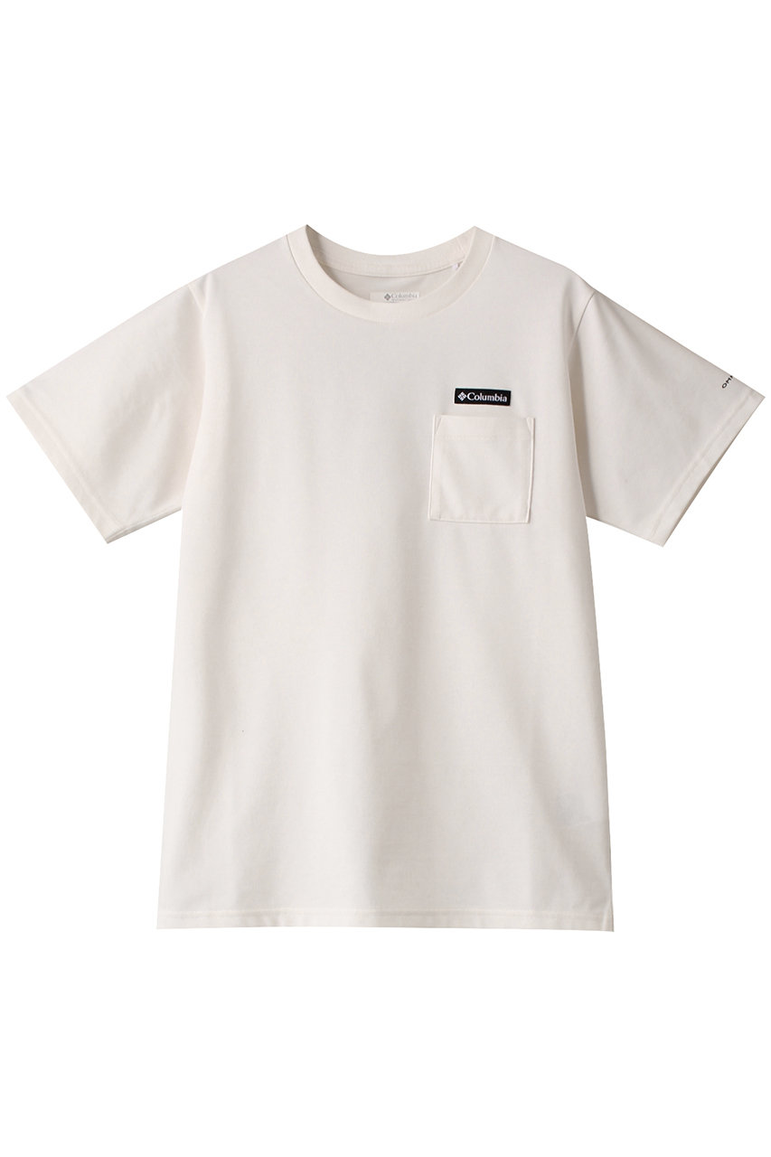 Columbia 【Kids】ユースミラーズクレストグラフィックショートスリーブTシャツ (Sea Salt, M) コロンビア ELLE SHOP