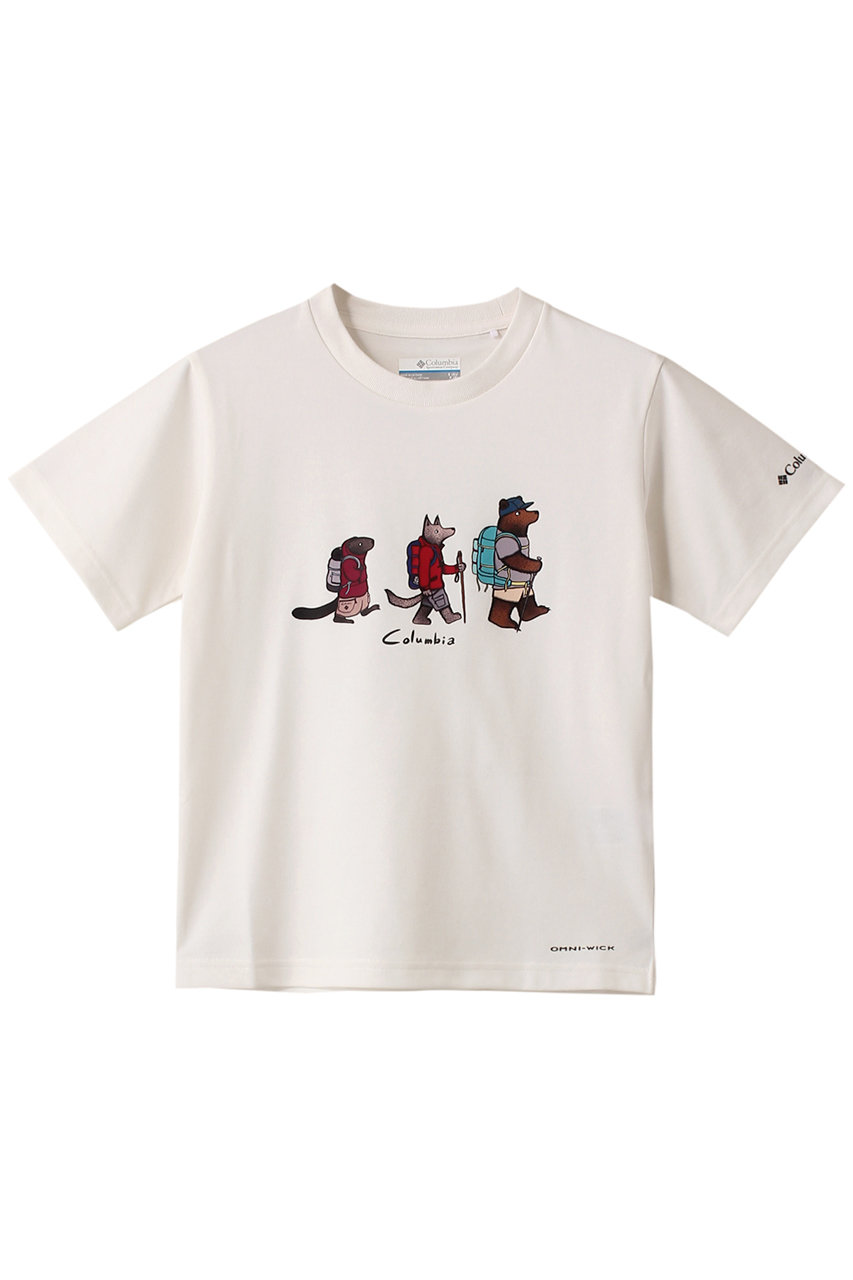 コロンビア/Columbiaの【Kids】レークトゥーアべニューショートスリーブTシャツ(Sea Salt・ Hike Print/PY0205)