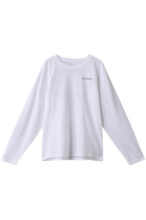 コロンビア/Columbiaの【KIDS】ドブソンパスロングスリーブグラフィックティー White・Torn Sunscape L(200200/200201)