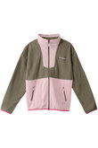 【KIDS】セコイアグローブフルジップフリース Stone Green・Satin Pi L