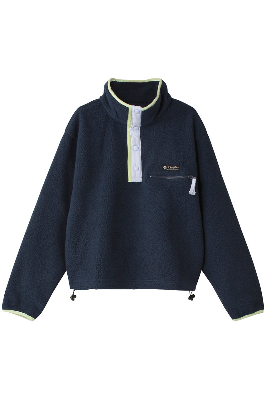 コロンビア/ColumbiaのヘルベチアII クロップドハーフスナップフリース(Collegiate Navy/AR7330)