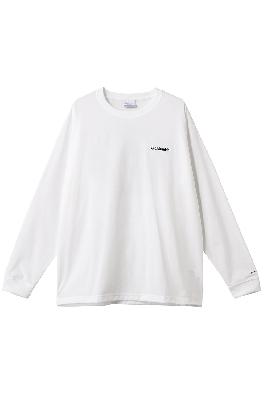 コロンビア/Columbiaの【MEN】アーバンハイクグラフィックロングスリーブTシャツ(Sea Salt・ Back Print/PM0571)