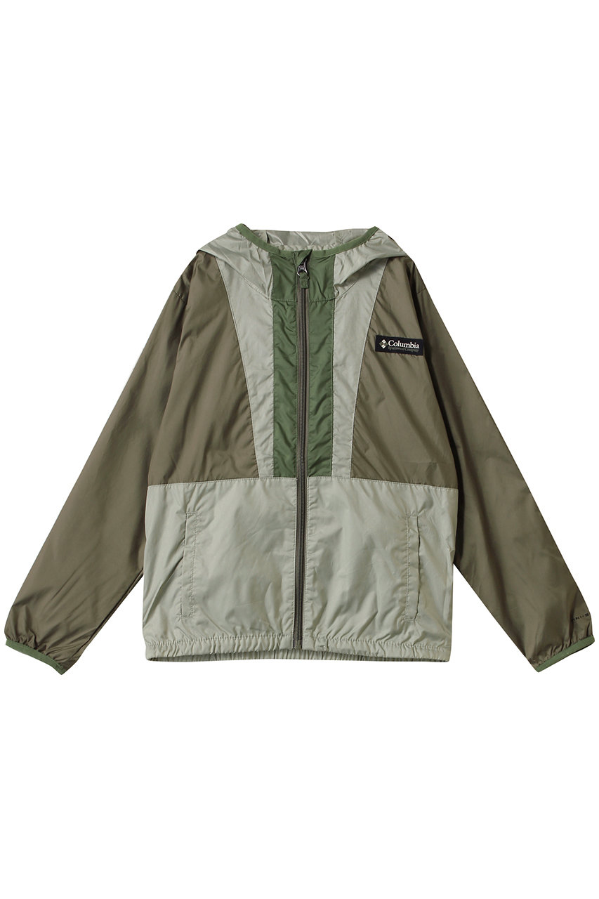 コロンビア/Columbiaの【Kids】バックボウルフーデッドウインドブレイカー(Stone Green・ Safari・/SY9421)