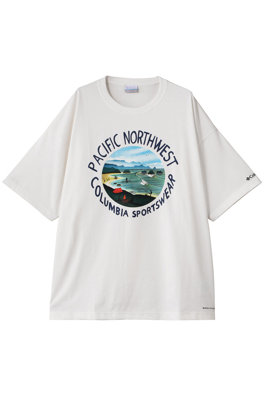 コロンビア/Columbiaの【MEN】レイクトゥアベニューグラフィックショートスリーブTシャツ(Sea Salt・ PNW/PM0537)
