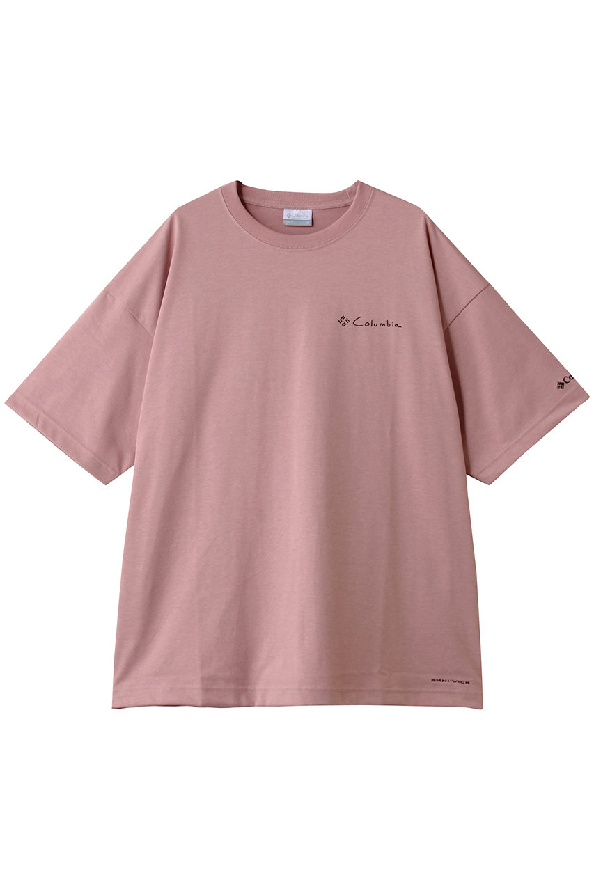 コロンビア/Columbiaの【MEN】レイクトゥアベニューグラフィックショートスリーブTシャツ(Eraser Pink・ Beach/PM0537)