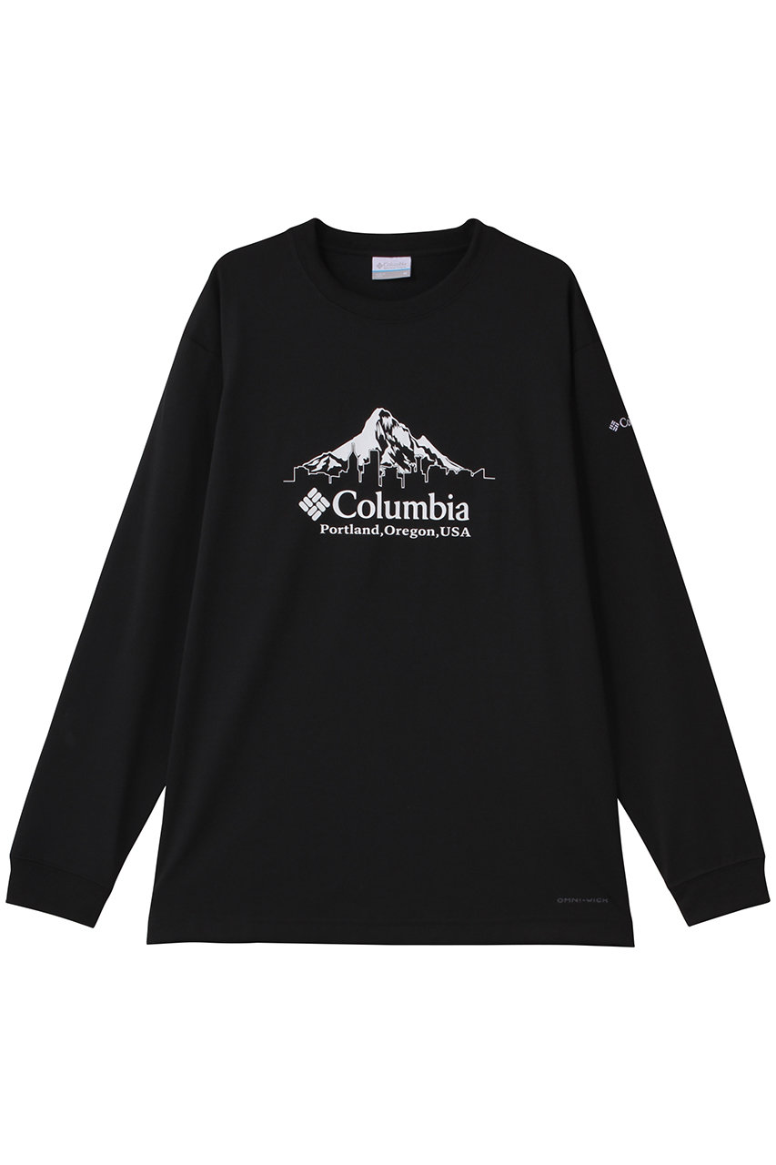 Columbia 【MEN】アーバンハイクグラフィックロングスリーブTシャツ (Black・ Front Print, S) コロンビア ELLE SHOP Columbia 【MEN】アーバンハイクグラフィックロングスリーブTシャツ (Black・ Front Print, S) コロンビア ELLE SHOP