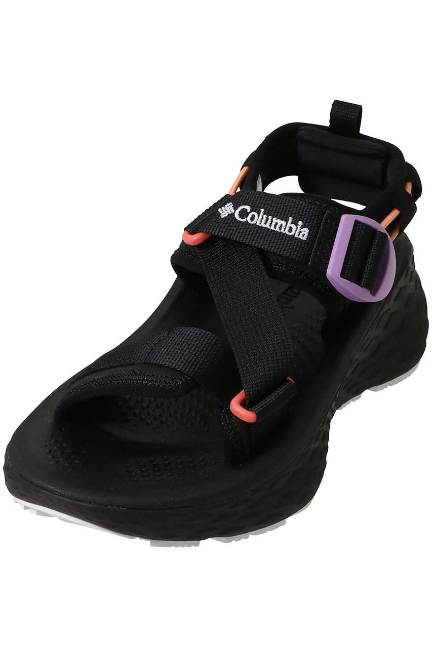 コロンビア/Columbiaのコノス エレベート ストラップ サンダル(Black Hydrangea/BL9431)