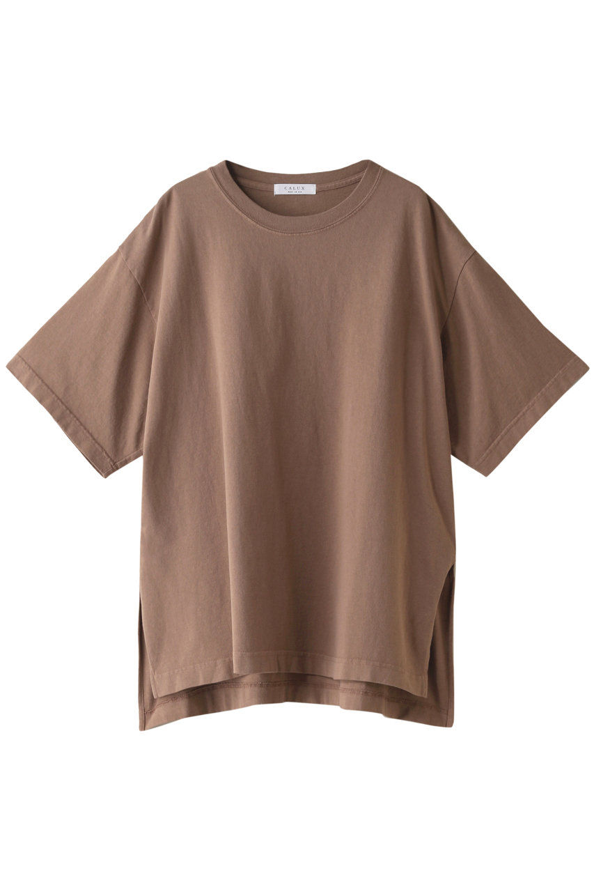 GALLARDAGALANTE 【CALUX】BIG Tシャツ（別注） (ブラウン F) ガリャルダガランテ ELLE SHOP