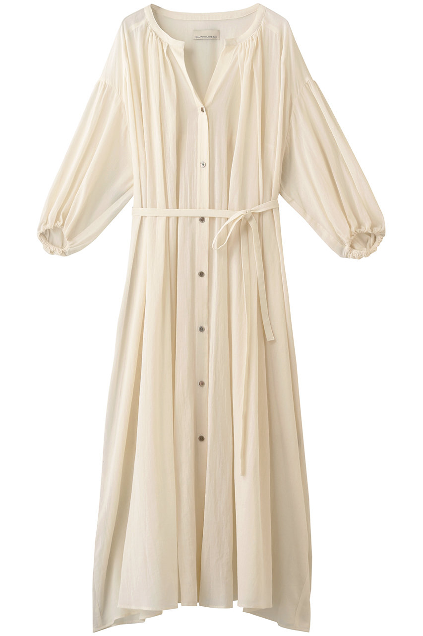 Gallardagalante ガリャルダガランテ 2wayギャザーマキシワンピース オンラインストア限定商品 ホワイト の通販 Elleshop エル ショップ