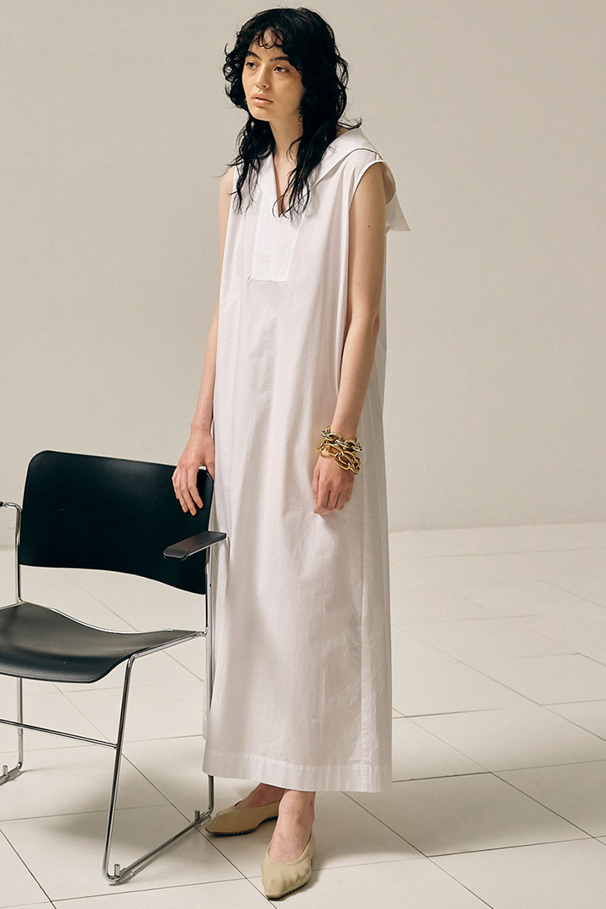 Gallardagalante ガリャルダガランテ セーラーカラーワンピース オンラインストア限定商品 ホワイト の通販 Elleshop エル ショップ