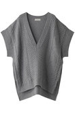 アラン編みニットベスト【オンラインストア限定商品】