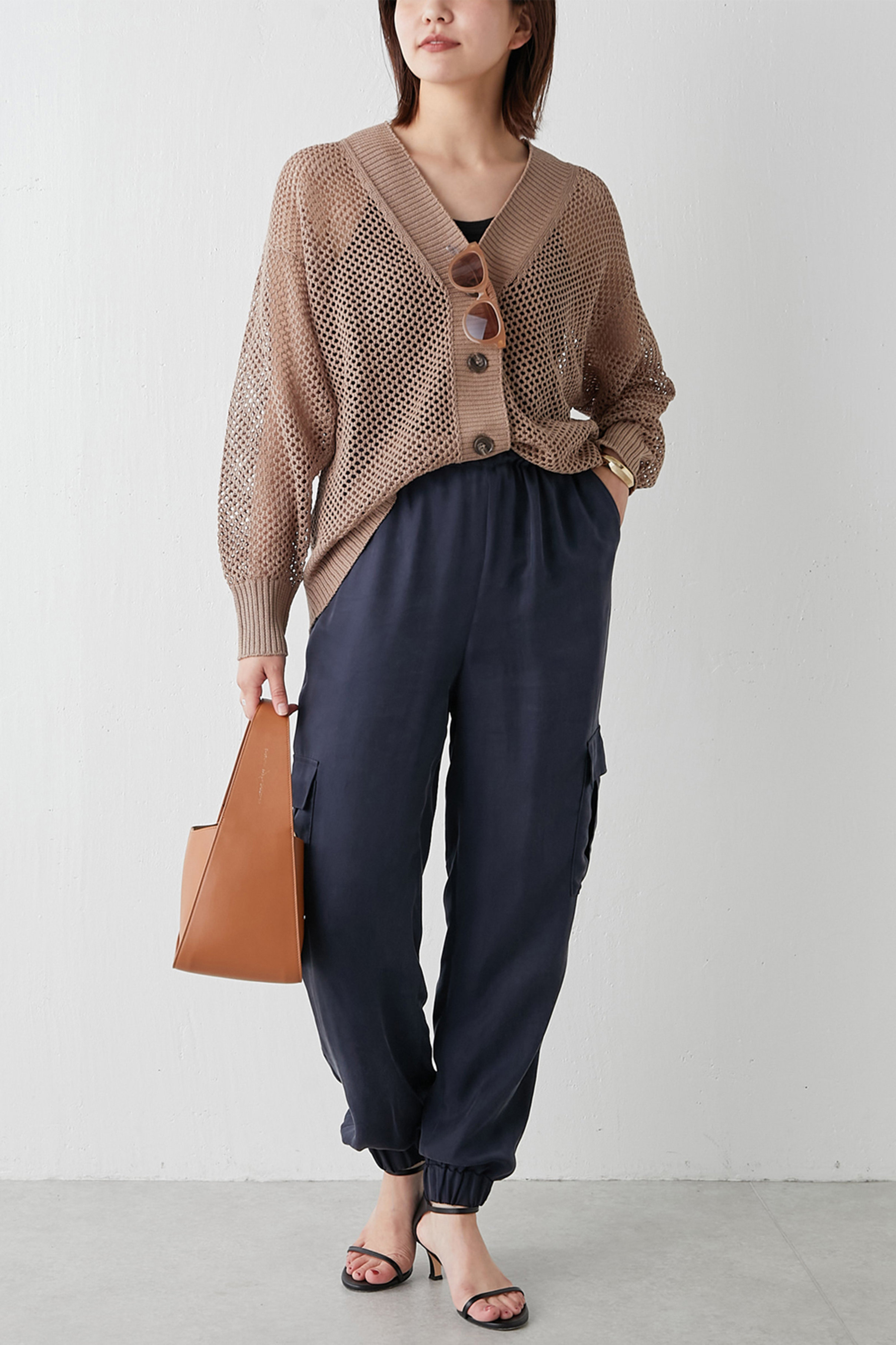 メッシュカーディガン