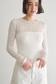 【La nature linge】レースカットソー