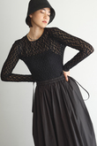 【La nature linge】レースカットソー