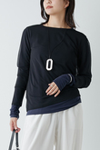 【La nature linge】レイヤードトップス