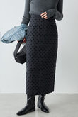 ドットジャガードスカート