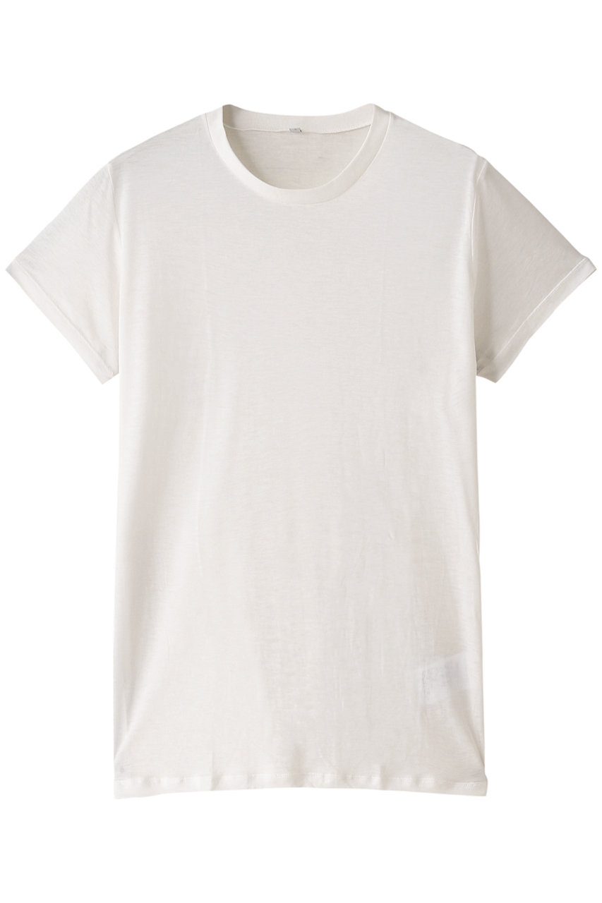 GALLARDAGALANTE 【BASERANGE】バンブーTシャツ (ホワイト(UNDYED), S) ガリャルダガランテ ELLE SHOP