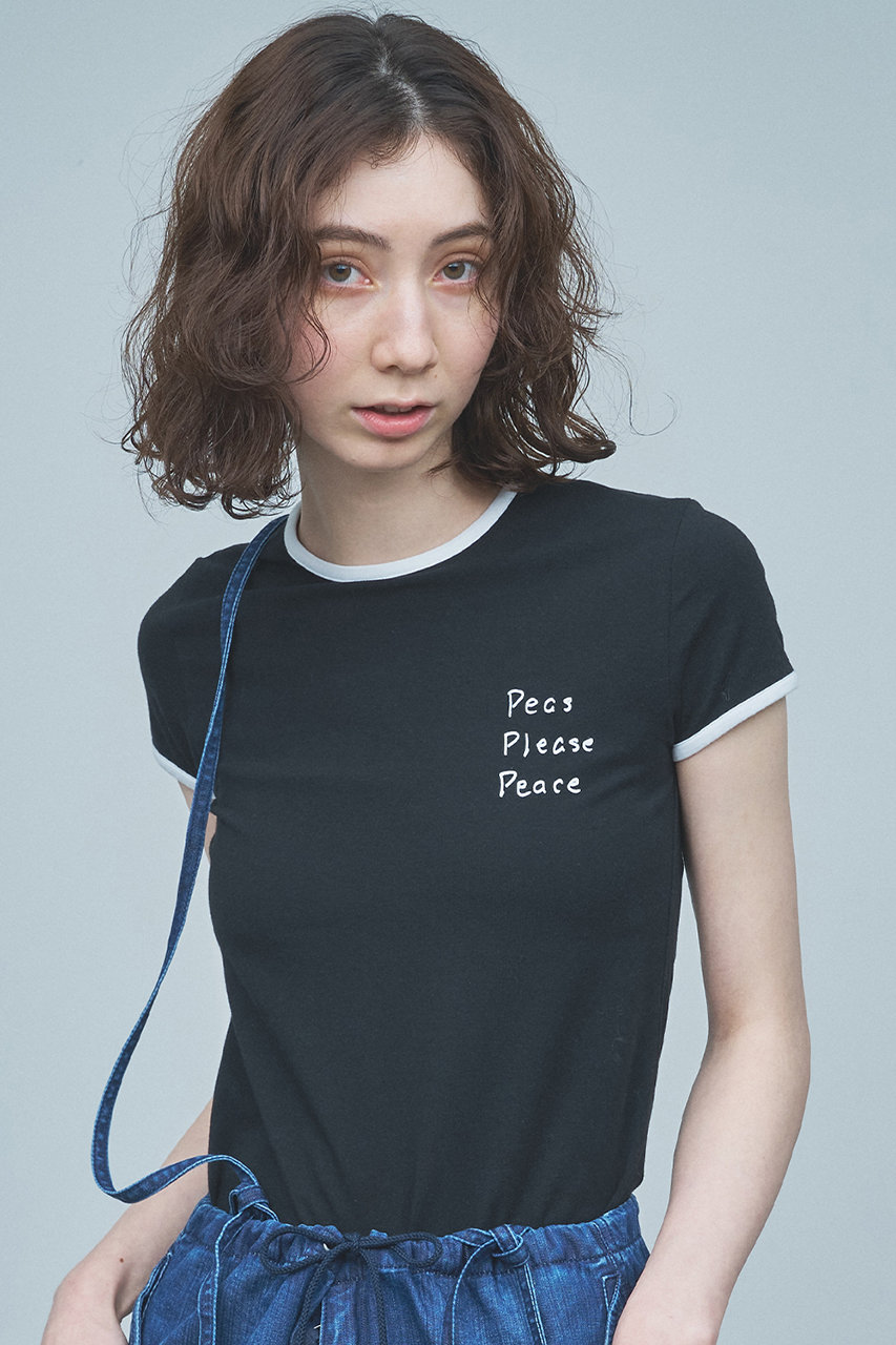 【PEAS】リンガーTシャツ