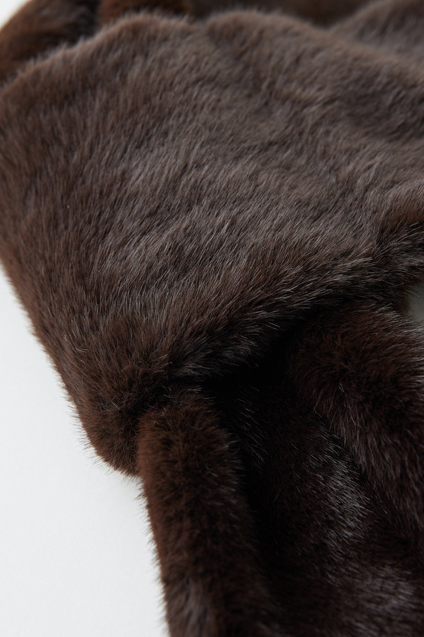 GALLARDAGALANTE(ガリャルダガランテ)｜フェイクミンクループマフラー  