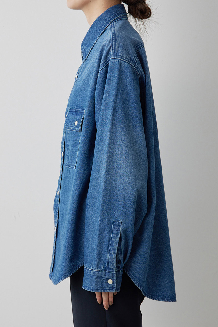 GALLARDAGALANTE(ガリャルダガランテ)｜デニムシャツ/ブルー の通販