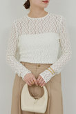 GALLARDAGALANTE｜【La nature linge】レースカットソー
