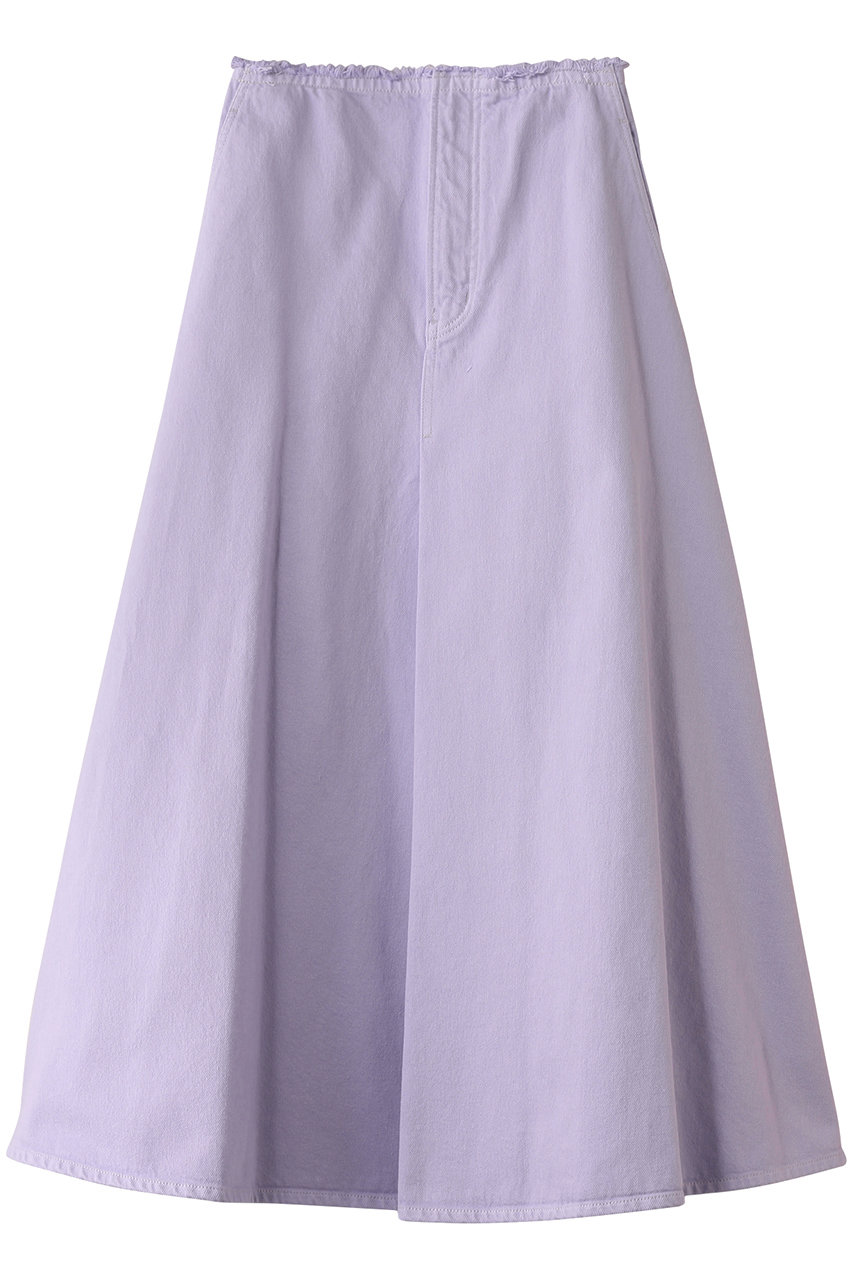 GALLARDAGALANTE 【HERITANOVUM】デニムタックスカート (パープル, 0) ガリャルダガランテ ELLE SHOP GALLARDAGALANTE 【HERITANOVUM】デニムタックスカート (パープル, 0) ガリャルダガランテ ELLE SHOP