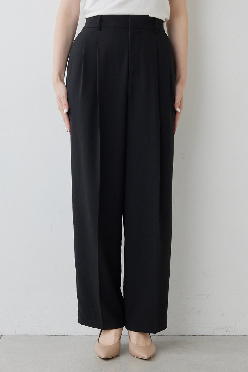 ガリャルダガランテ／定番人気ジャージーワイドベンツパンツ(0/S-M) ブラック GALLARDAGALANTE（ガリャルダガランテ）の「ジャージーワイド