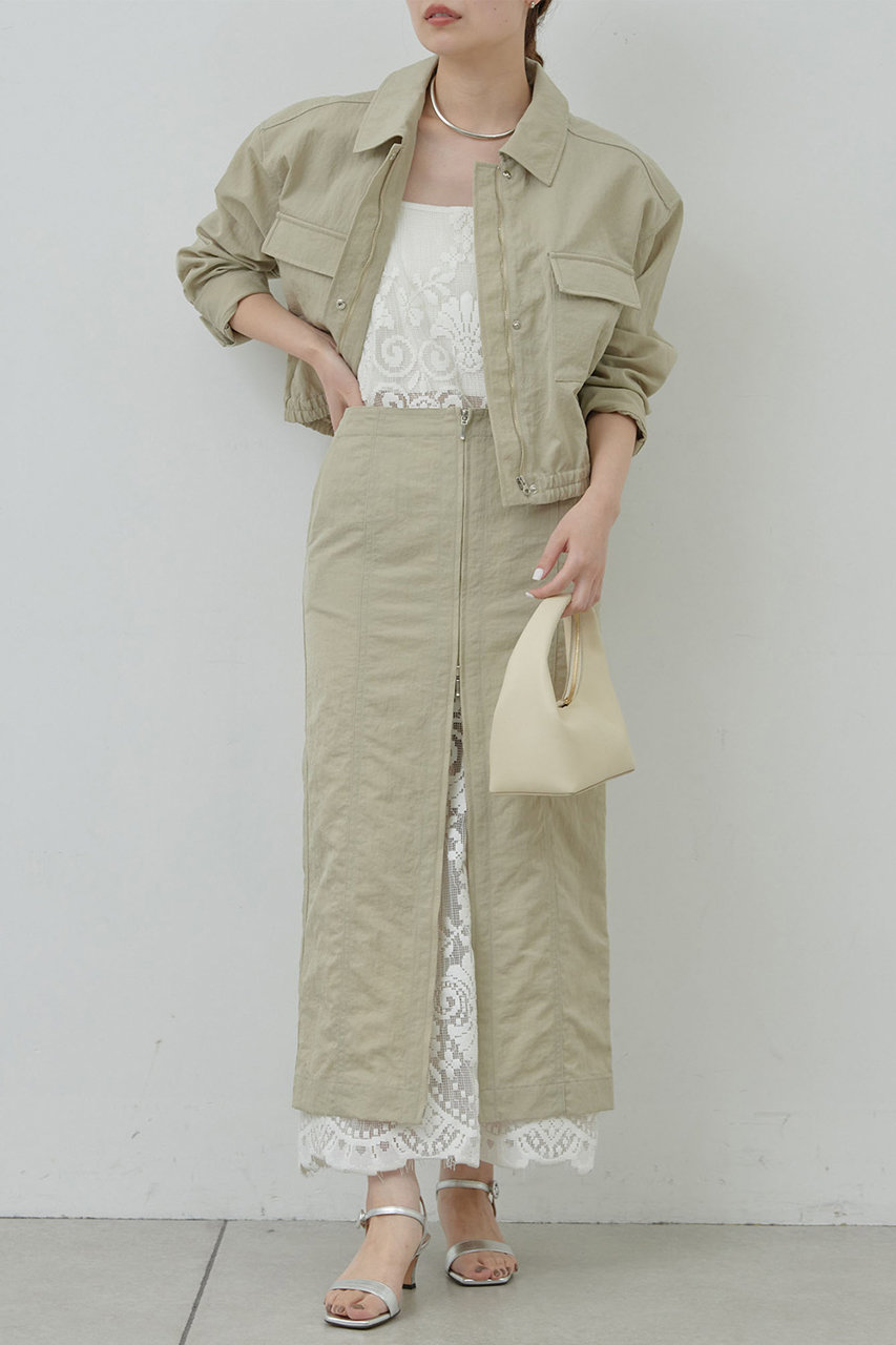 GALLARDAGALANTE(ガリャルダガランテ)｜ナイロンスリットスカート