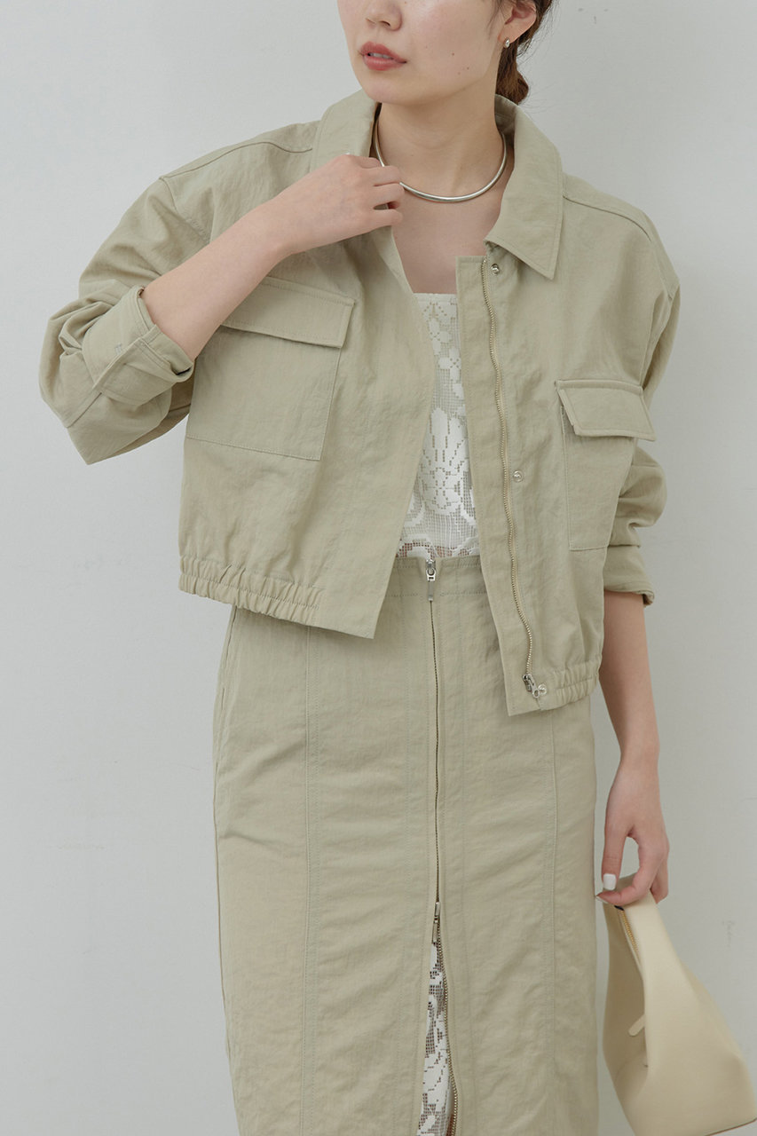 ガリャルダガランテ　ショートブルゾン GALLARDAGALANTE(ガリャルダガランテ)｜ナイロンショートブルゾン