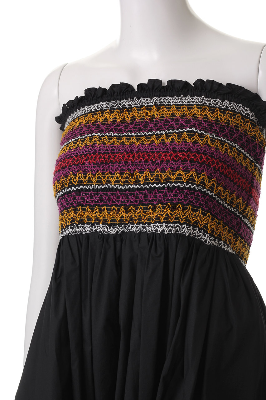 GALLARDAGALANTE(ガリャルダガランテ)｜スモッキングベアワンピース  