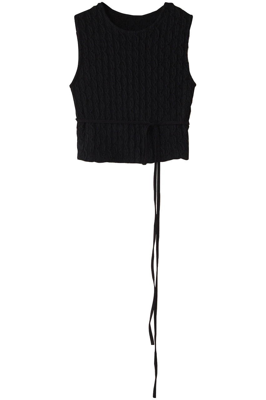 GALLARDAGALANTE 【PEAS】ジャガードバックオープンカットソー (ブラック, F) ガリャルダガランテ ELLE SHOP GALLARDAGALANTE 【PEAS】ジャガードバックオープンカットソー (ブラック, F) ガリャルダガランテ ELLE SHOP