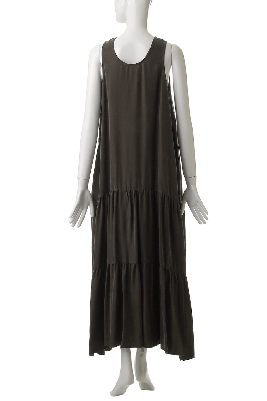 2.4万ガリャルダガランテ ビアズリーフロント刺繍ロングワンピース