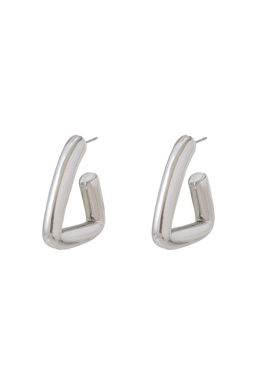 GALLARDAGALANTE トライアングルフープピアス (シルバー, F) ガリャルダガランテ ELLE SHOP GALLARDAGALANTE トライアングルフープピアス (シルバー, F) ガリャルダガランテ ELLE SHOP