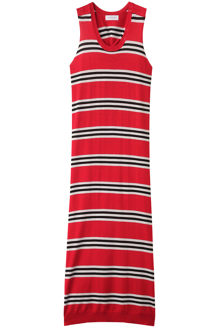 GALLARDAGALANTE 【HERITANOVUM】バッククロスボーダーワンピース (レッド, F) ガリャルダガランテ ELLE SHOP GALLARDAGALANTE 【HERITANOVUM】バッククロスボーダーワンピース (レッド, F) ガリャルダガランテ ELLE SHOP