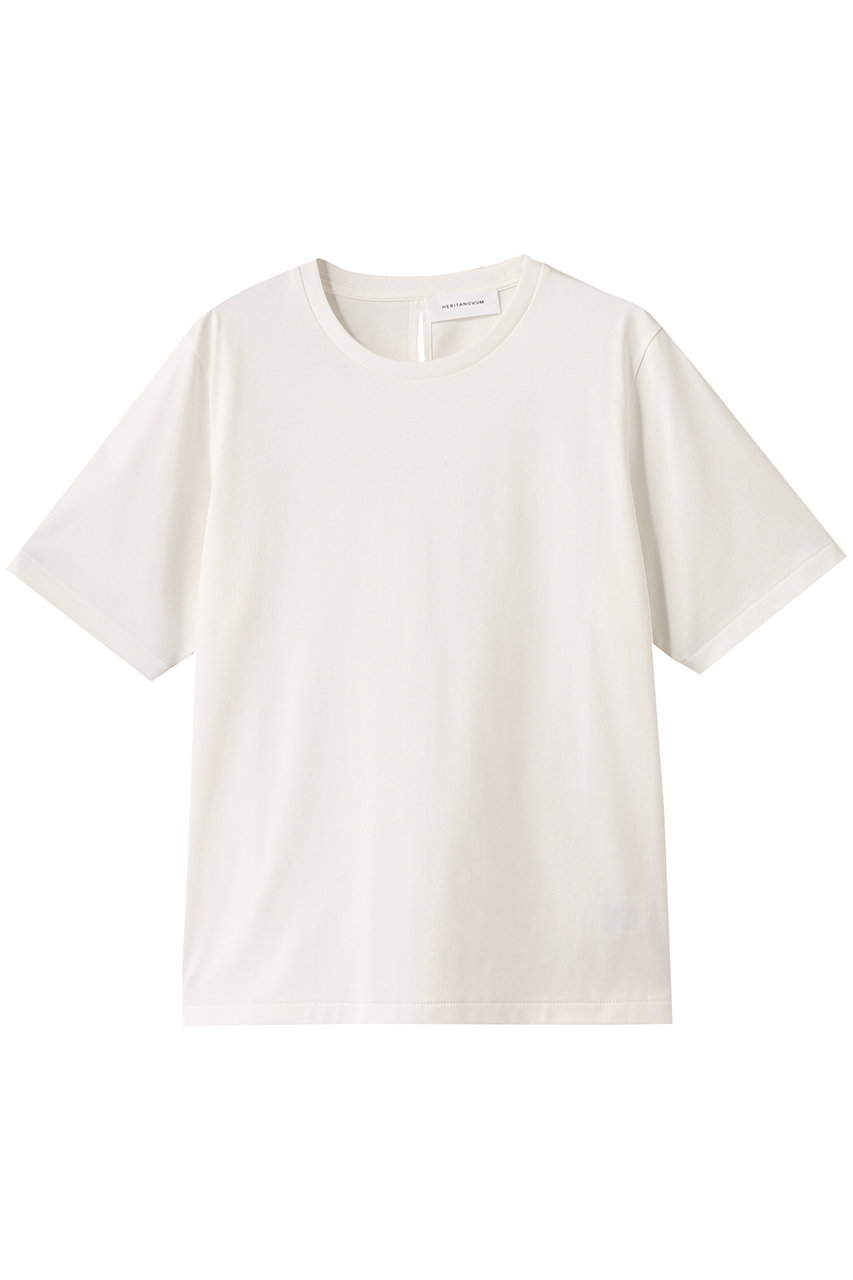 GALLARDAGALANTE 【HERITANOVUM】オーガニックコットンTシャツ (ホワイト, F) ガリャルダガランテ ELLE SHOP GALLARDAGALANTE 【HERITANOVUM】オーガニックコットンTシャツ (ホワイト, F) ガリャルダガランテ ELLE SHOP