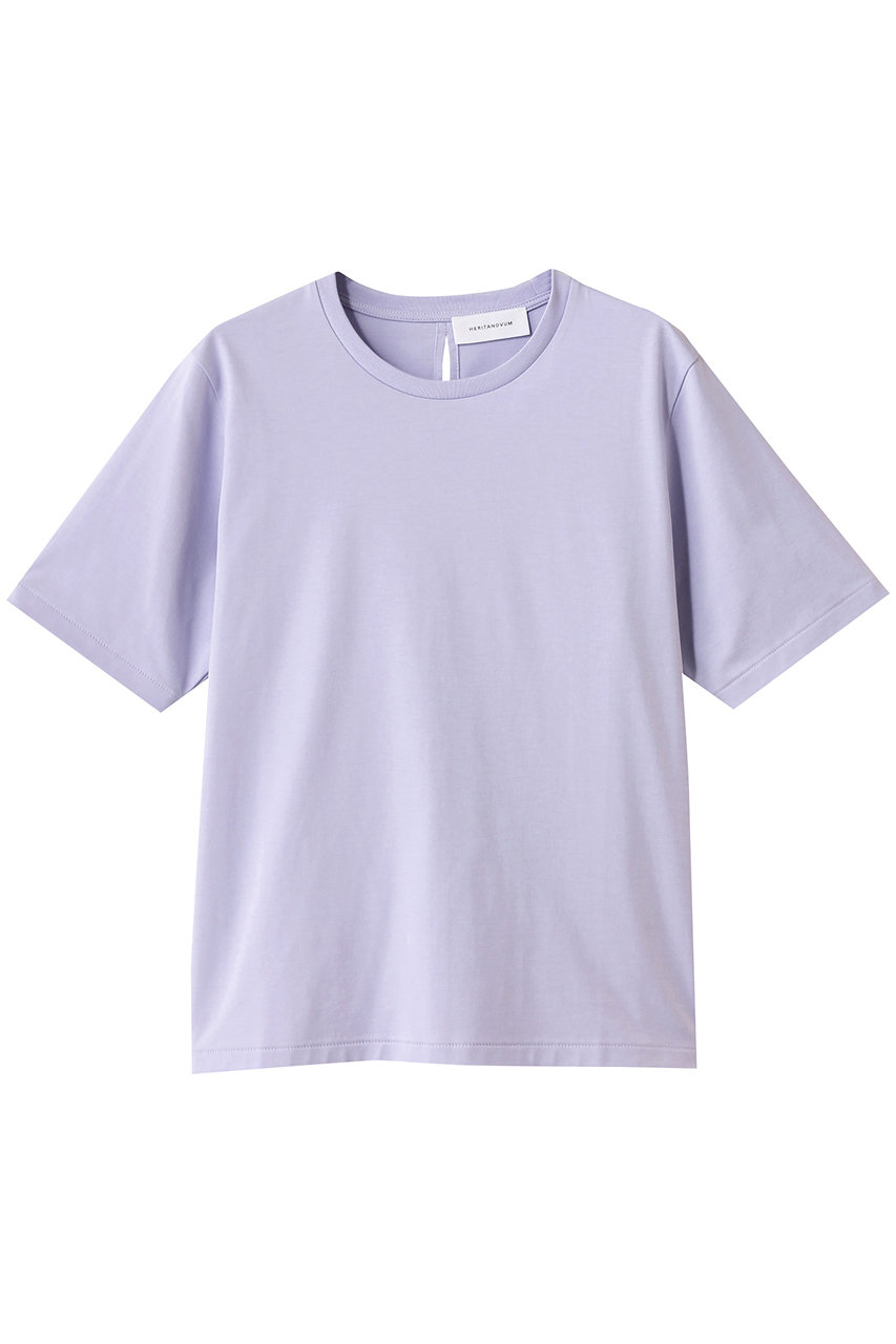 GALLARDAGALANTE 【HERITANOVUM】オーガニックコットンTシャツ (パープル, F) ガリャルダガランテ ELLE SHOP GALLARDAGALANTE 【HERITANOVUM】オーガニックコットンTシャツ (パープル, F) ガリャルダガランテ ELLE SHOP