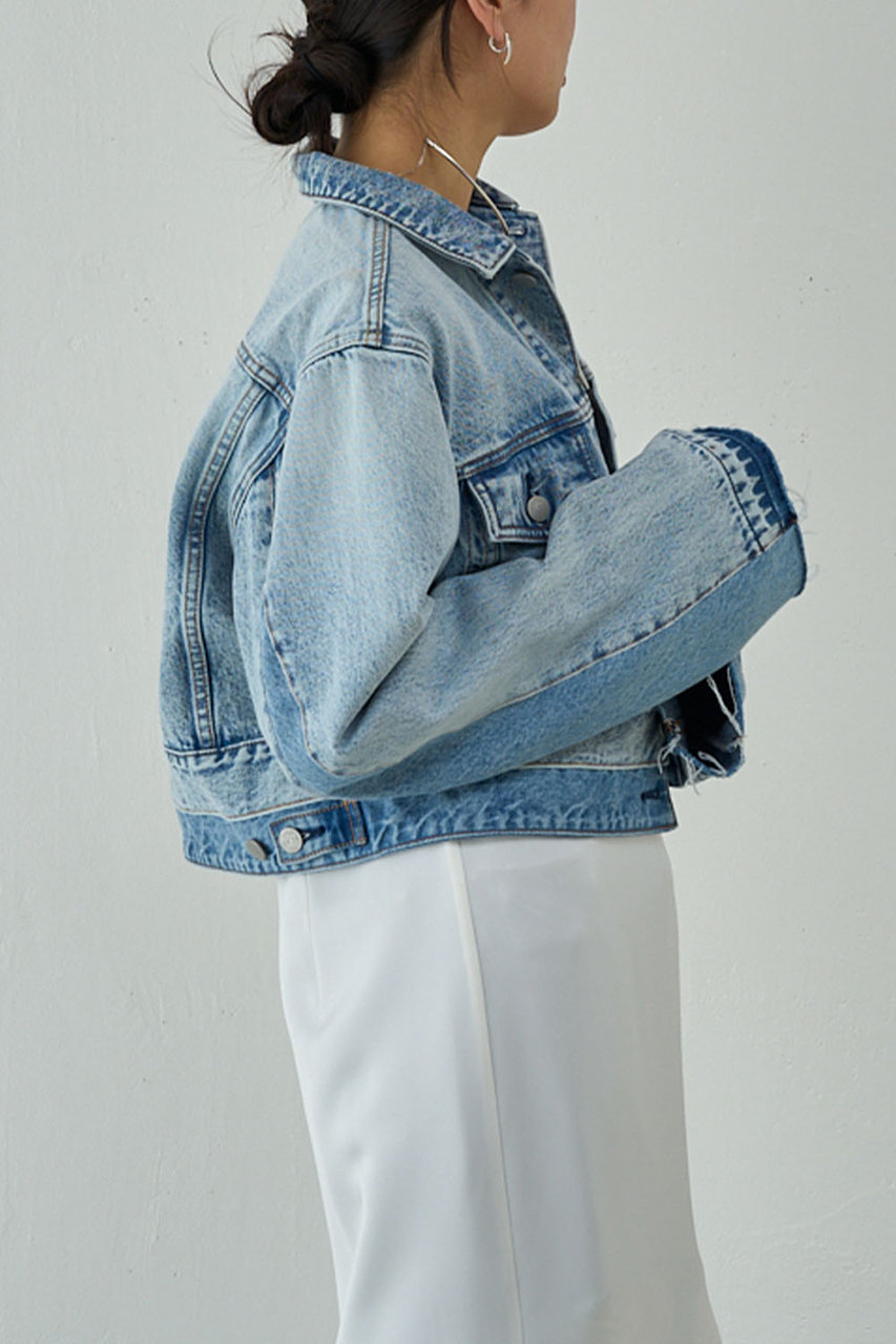 ELLEshop完売商品　ガリャルダガランテ　PEAS デニムジャケット ELLEshop完売商品ガリャルダガランテPEAS デニムジャケット