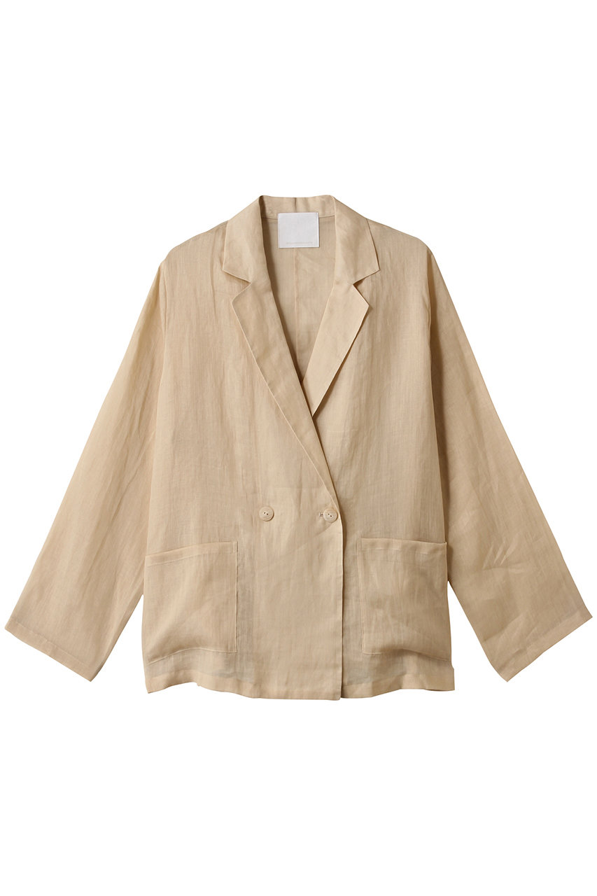 GALLARDAGALANTE シアーラミージャケット (ベージュ, F) ガリャルダガランテ ELLE SHOP GALLARDAGALANTE シアーラミージャケット (ベージュ, F) ガリャルダガランテ ELLE SHOP