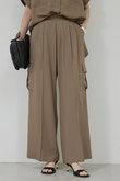 【25SS】【新品】GALLARDAGALANTE サテンカーゴパンツ GALLARDAGALANTE パンツ 「セットアップ対応」サテンカーゴ
