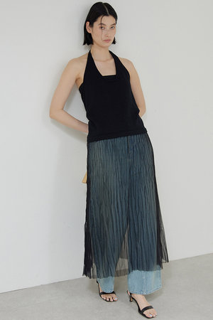 ニットコンビキャミワンピース